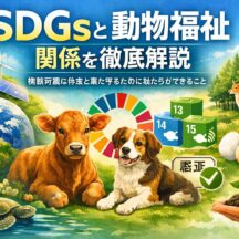 SDGsと動物福祉の関係とは？持続可能な社会のために知っておきたい基礎知識