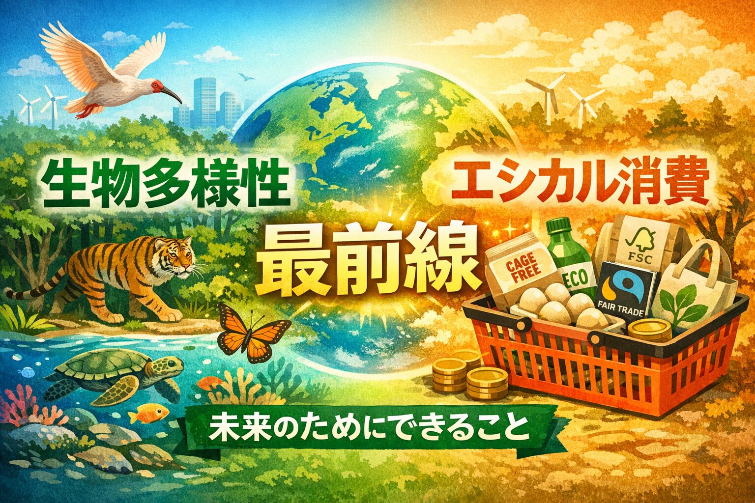 生物多様性とエシカル消費の最前線