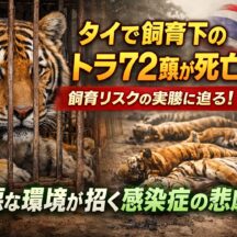 タイでトラ72頭が死亡｜飼育下の野生動物が抱える深刻なリスクと動物福祉の現実