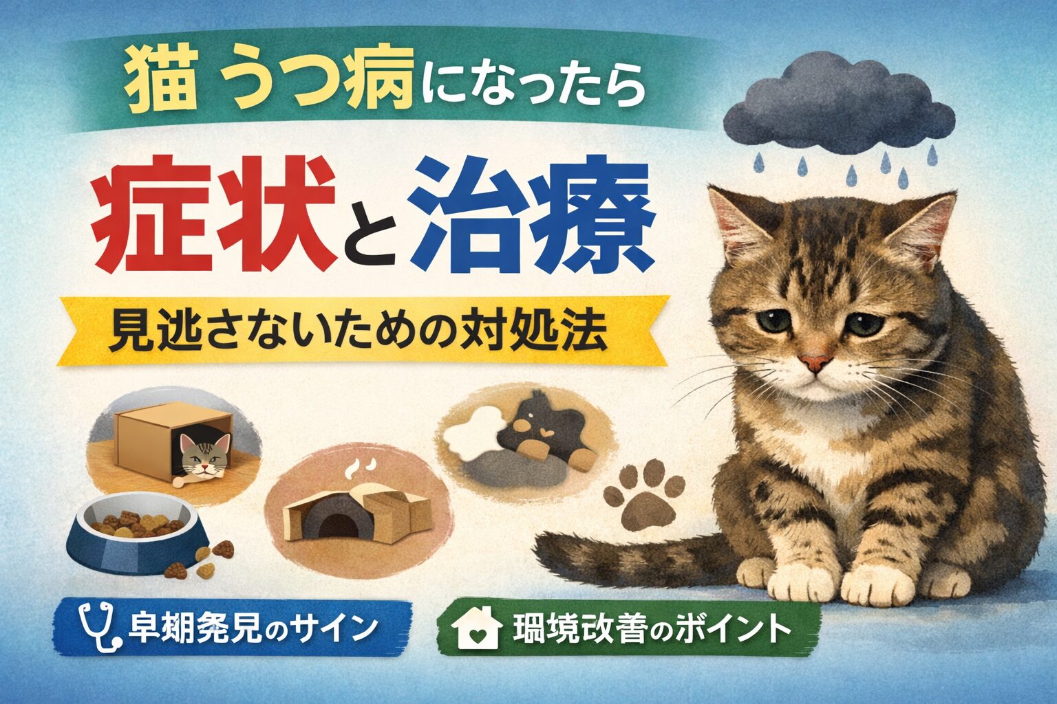 猫がうつ病になったら?