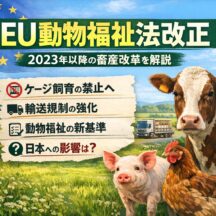 EU動物福祉法改正とは？ケージ飼育廃止など畜産ルールの大改革をわかりやすく解説