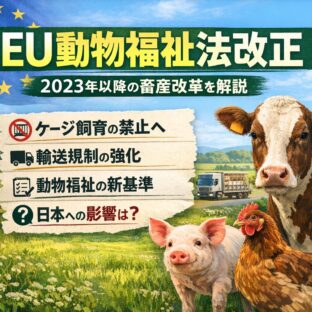 EU動物福祉法改正とは？ケージ飼育廃止など畜産ルールの大改革をわかりやすく解説