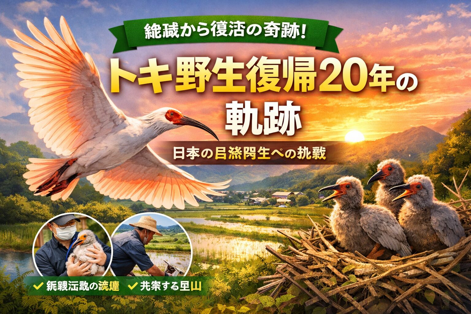 絶滅したトキはなぜ復活できた