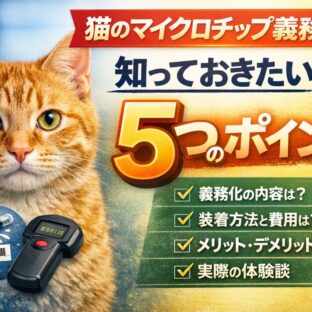 猫のマイクロチップ義務化とは？知らないと損する5つのポイント【2026年最新】