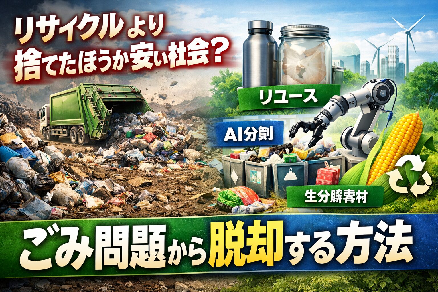 リサイクルの現実と動物福祉への影響