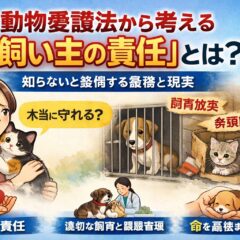 動物愛護法から考える飼い主の責任とは？知らないと違法になる飼育ルール完全ガイド