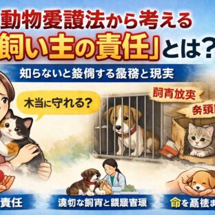 動物愛護法から考える飼い主の責任とは？知らないと違法になる飼育ルール完全ガイド