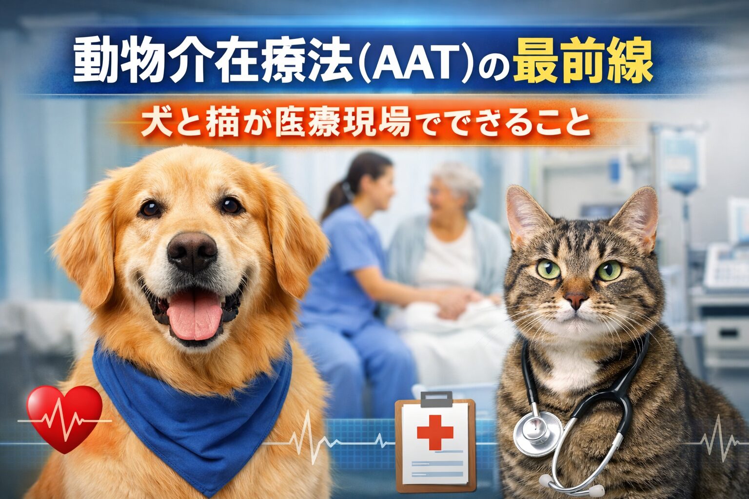 動物介在療法（AAT）の最前線