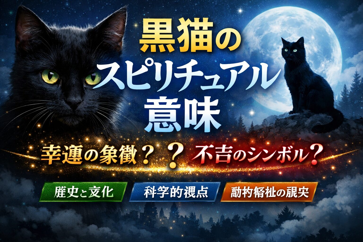 黒猫のスピリチュアルな意味