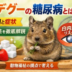 デグーの糖尿病とは｜原因・症状・治療・予防まで獣医師監修レベルで徹底解説