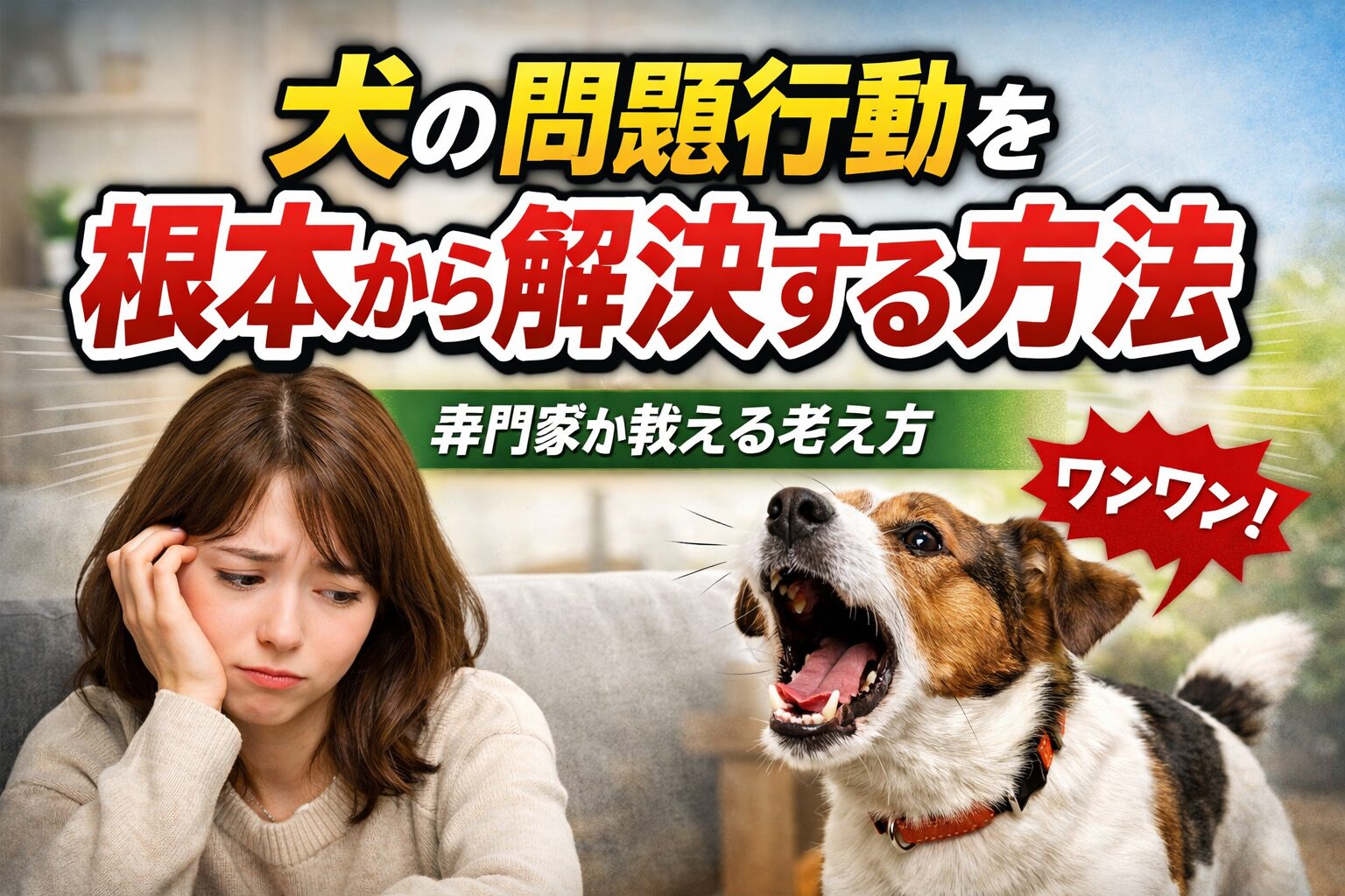 犬の問題行動を根本から解決する方法