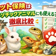 エキゾチックアニマルのペット保険はある？小動物・爬虫類まで徹底比較