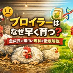 ブロイラーはなぜ早く育つのか？品種改良・飼育環境・動物福祉の視点から徹底解説