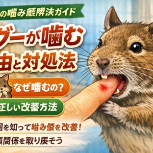 デグーが噛む理由と対処法｜本当の原因と正しい改善ステップ