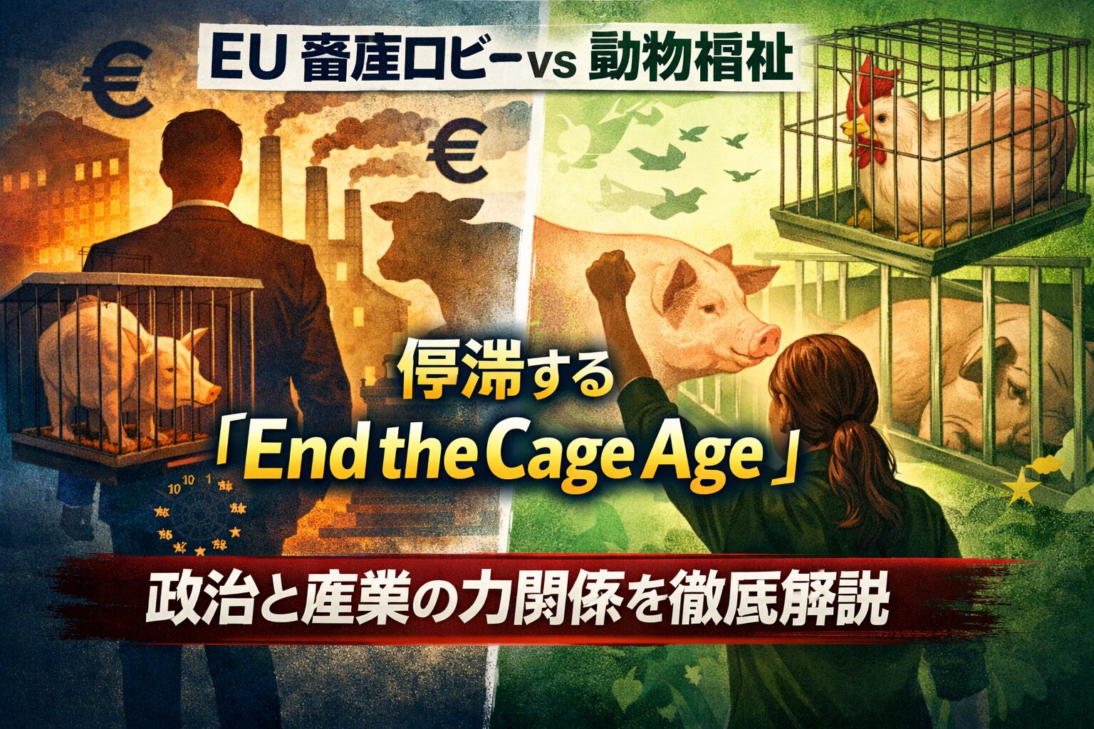 EUのケージ飼育廃止はなぜ止まったのか