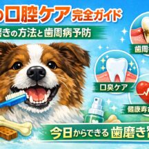 犬の口腔ケア完全ガイド｜歯磨きの方法と歯周病予防【獣医師推奨】