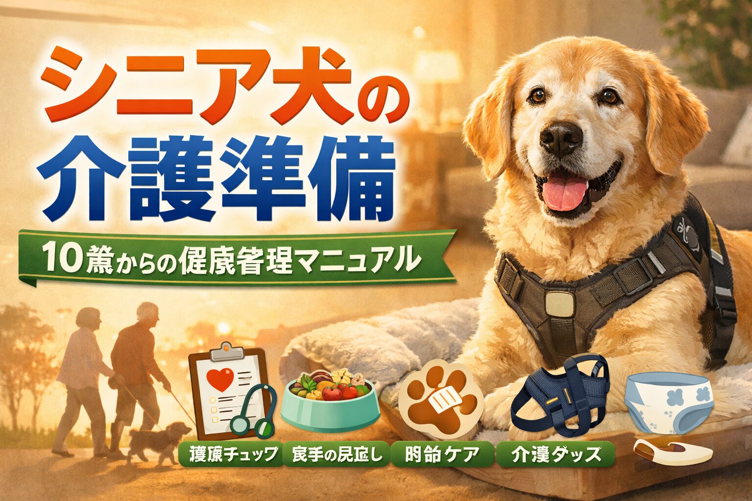 シニア犬の介護準備