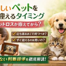 新しいペットを迎えるタイミング｜ペットロスが癒えてから？後悔しない決断の全知識