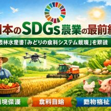 日本のSDGs農業とは？農林水産省「みどりの食料システム戦略」をわかりやすく解説
