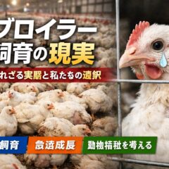 ブロイラーの飼育環境の現実の闇？あなたが知らない鶏肉の裏側と動物福祉の最前線