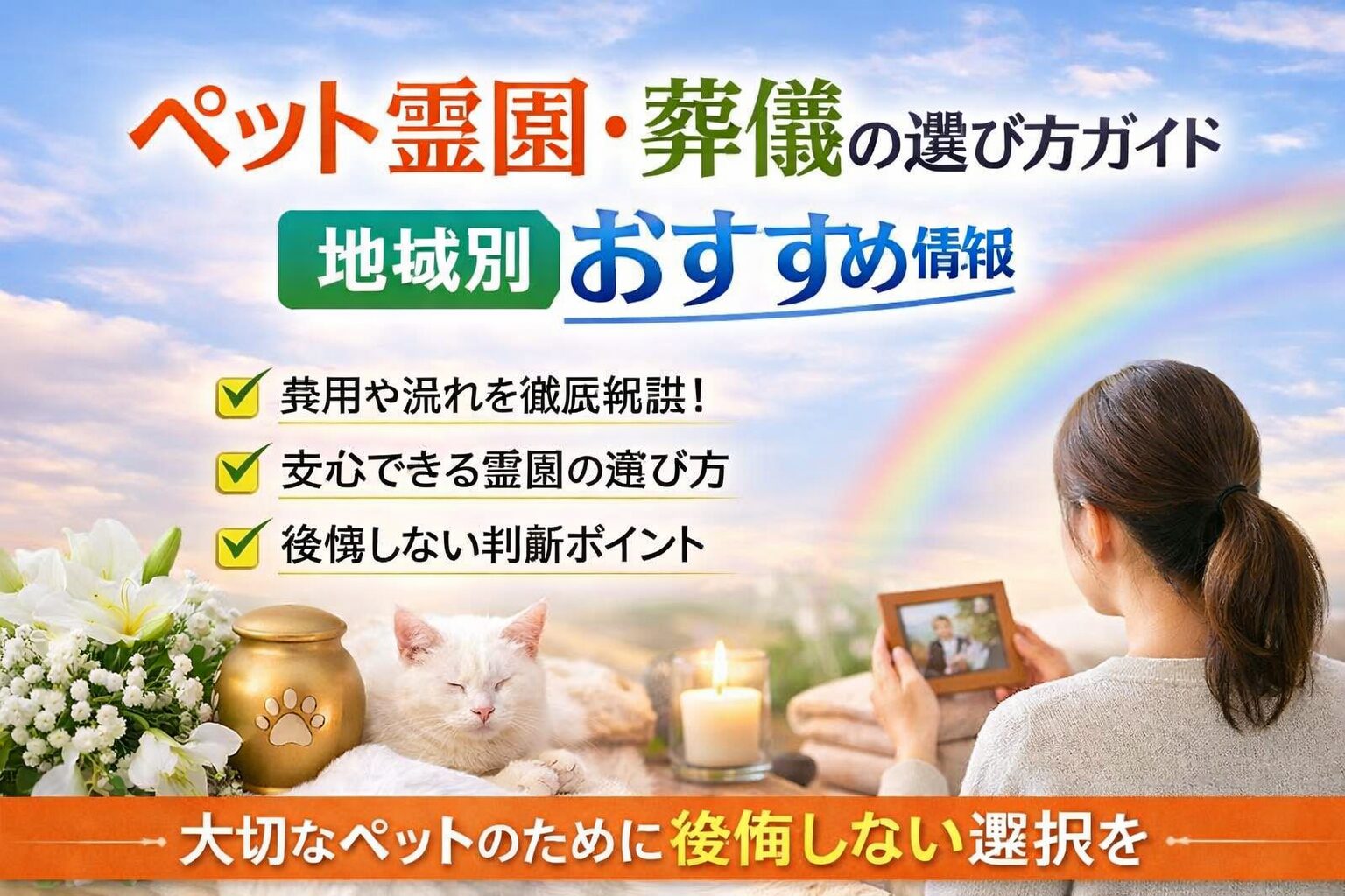 ペット霊園・葬儀の選び方ガイド