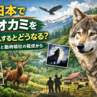 日本でオオカミ再導入は可能？生態系回復・シカ問題・動物福祉から徹底解説