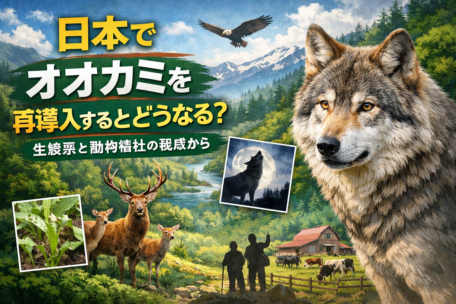 日本でオオカミ再導入は可能か
