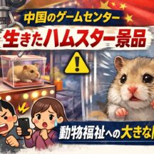 中国ゲームセンターで「生きたハムスター景品」問題｜動物福祉の観点から解説