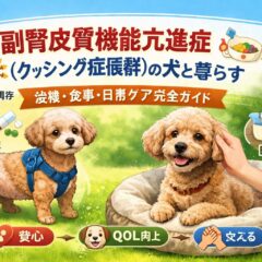犬のクッシング症候群（副腎皮質機能亢進症）と暮らす——治療・食事・日常ケアの全記録