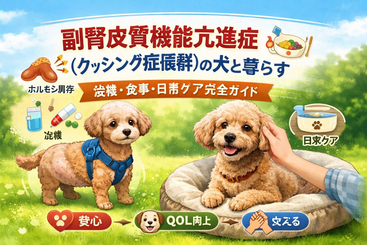 犬のクッシング症候群(副腎皮質機能亢進症)