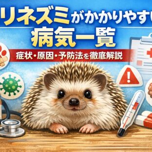 ハリネズミがかかりやすい病気一覧｜症状・原因・予防法を獣医データで解説
