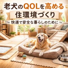 老犬のQOLを高める住環境づくり｜シニア犬が快適に暮らす完全ガイド