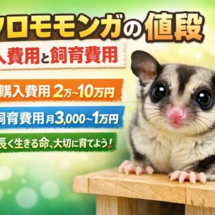 フクロモモンガの値段はいくら？購入費用・初期費用・月の飼育費を完全解説