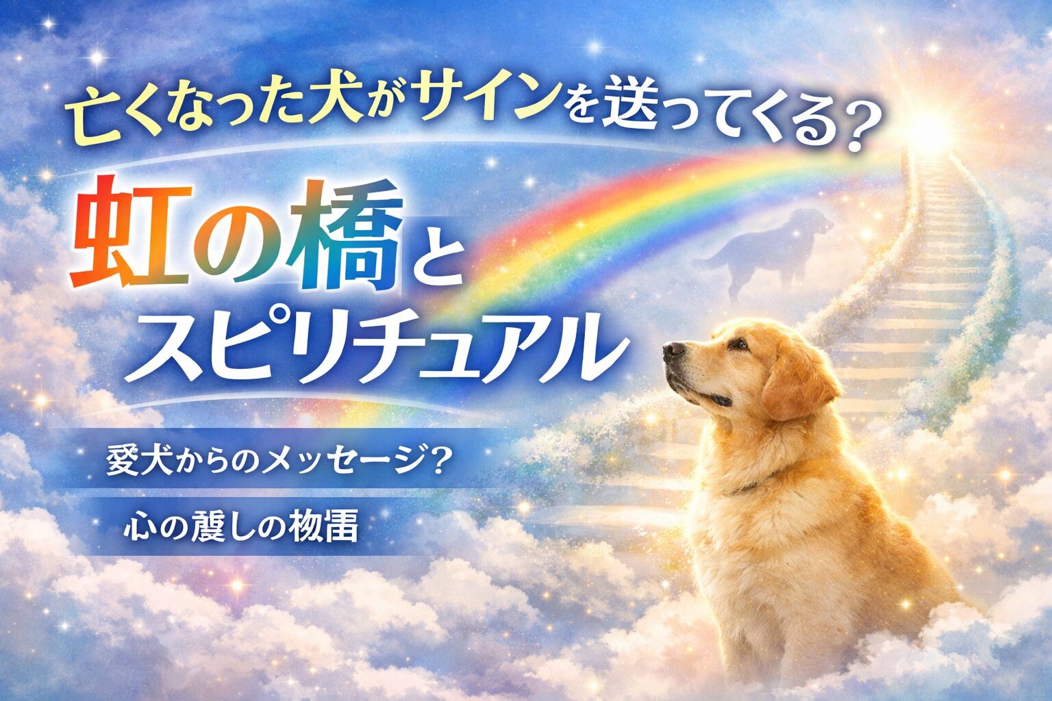 亡くなった犬がサインを送ってくる？