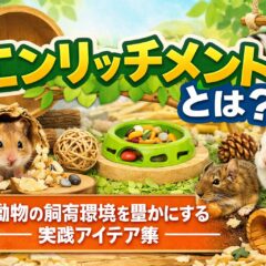 エンリッチメントとは？小動物の飼育環境を豊かにする実践アイデア【動物福祉】
