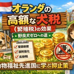 オランダの犬税（繁殖税）が示す動物福祉の答え｜高額な税金が殺処分ゼロを実現した理由