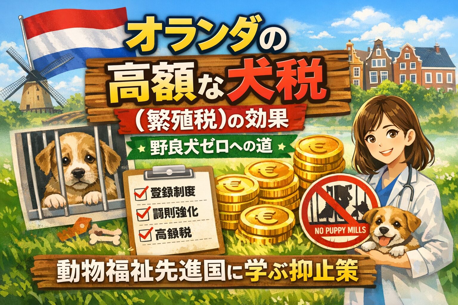 オランダの犬税 繁殖税