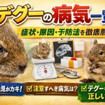 【完全保存版】デグーの病気一覧｜症状・原因・予防まで徹底解説