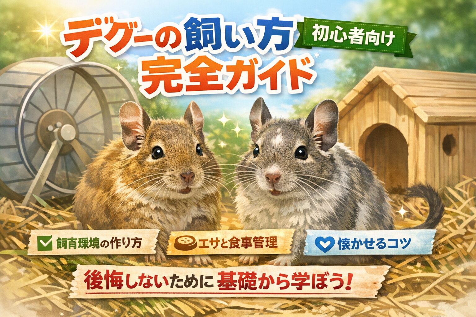 デグーの飼い方完全ガイド
