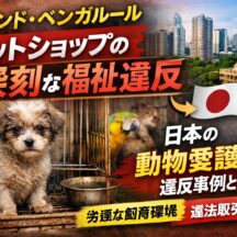 ペットショップの動物福祉違反はなぜ繰り返されるのか｜インド・ベンガルールの事例と日本の動物愛護法違反の実態