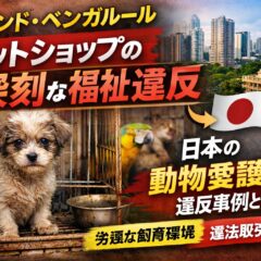 ペットショップの動物福祉違反はなぜ繰り返されるのか｜インド・ベンガルールの事例と日本の動物愛護法違反の実態