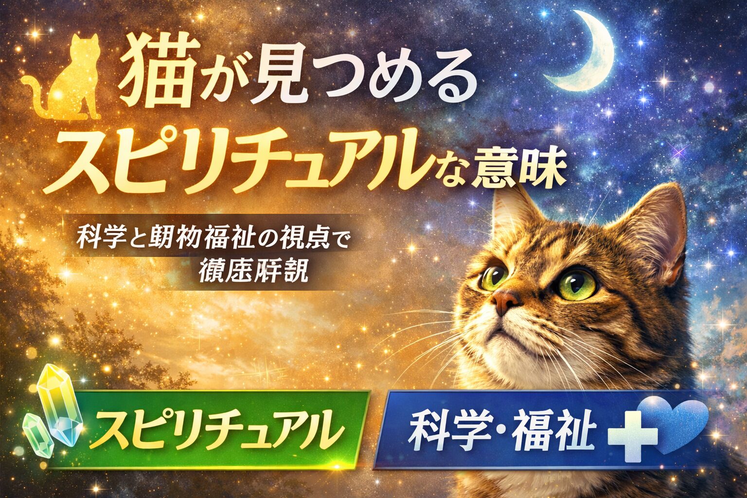 猫が見つめるスピリチュアルな意味