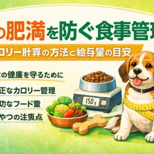 犬の肥満を防ぐ食事管理｜カロリー計算と給与量の目安を完全解説