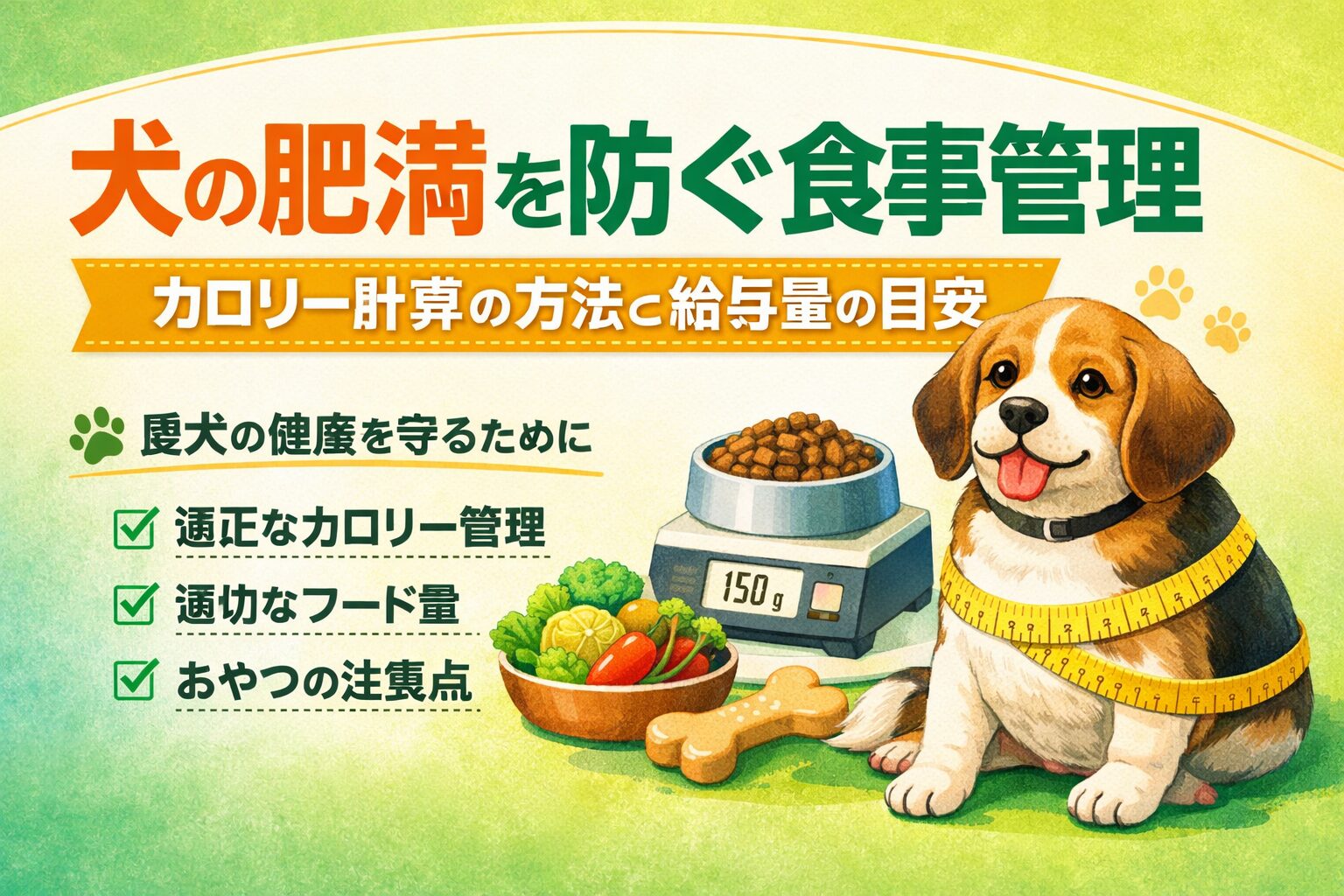 犬の肥満予防ガイド

