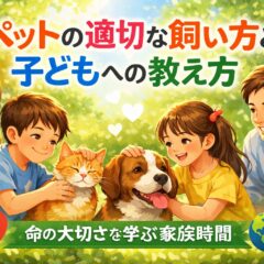 ペットの適切な飼い方と子どもへの教え方｜動物福祉の視点から学ぶ「命との向き合い方」