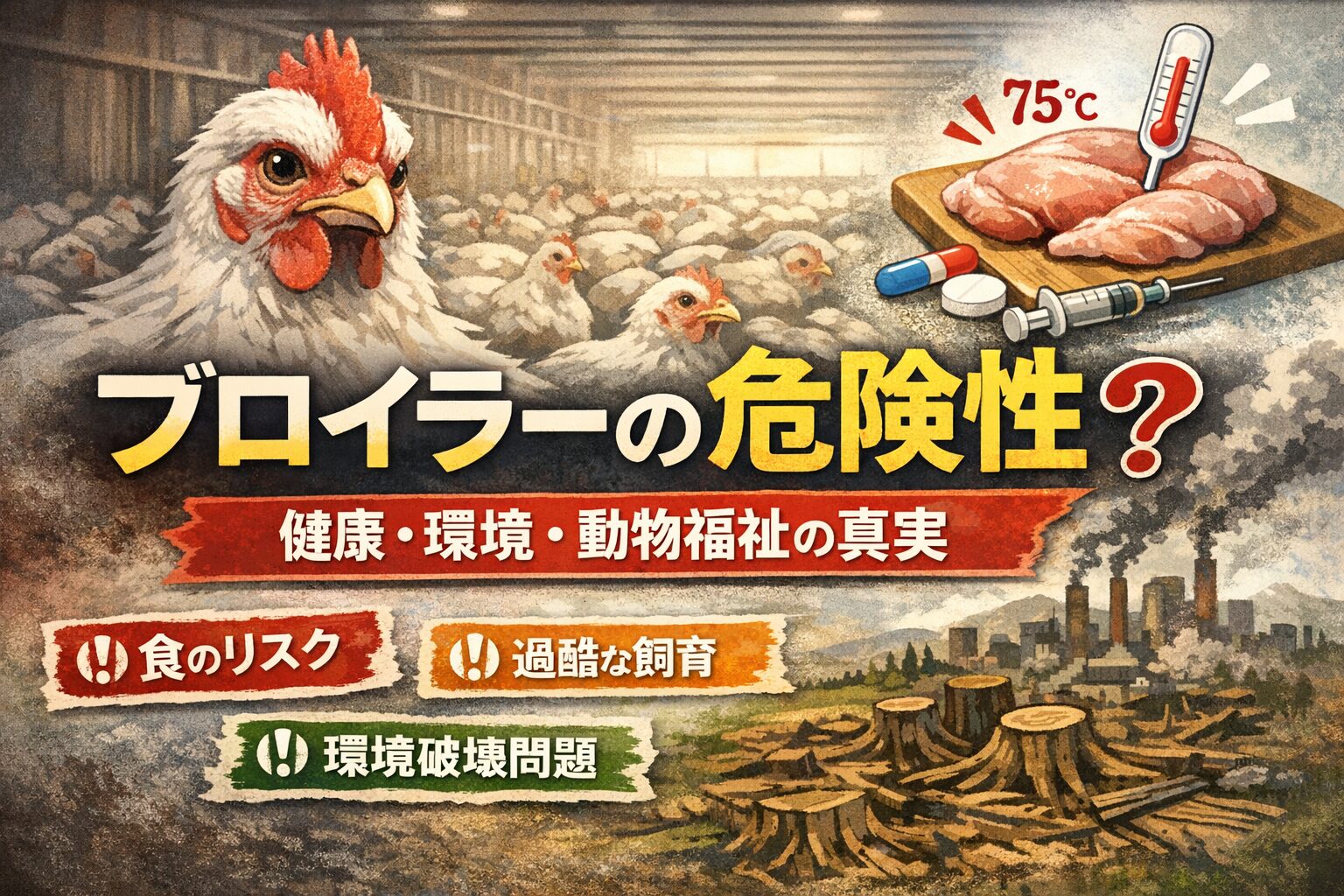 ブロイラーの危険性