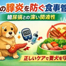 犬の膵炎を防ぐ食事管理——糖尿病との深い関連性と正しいケア方法