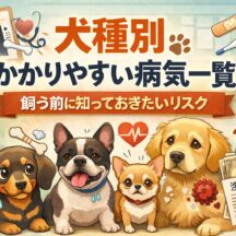 犬種別・かかりやすい病気一覧｜飼う前に知っておきたい健康リスク