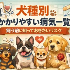 犬種別・かかりやすい病気一覧｜飼う前に知っておきたい健康リスク