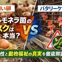 平飼い卵はサルモネラ菌が危険？バタリーケージとの真実を徹底比較【動物福祉の視点から解説】